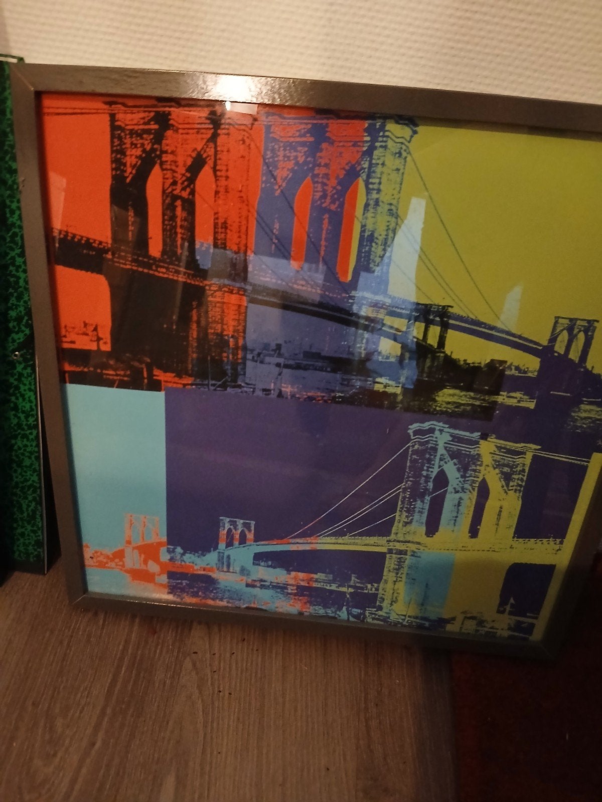 andy warhol met kader in glas, Antiek en Kunst, Ophalen