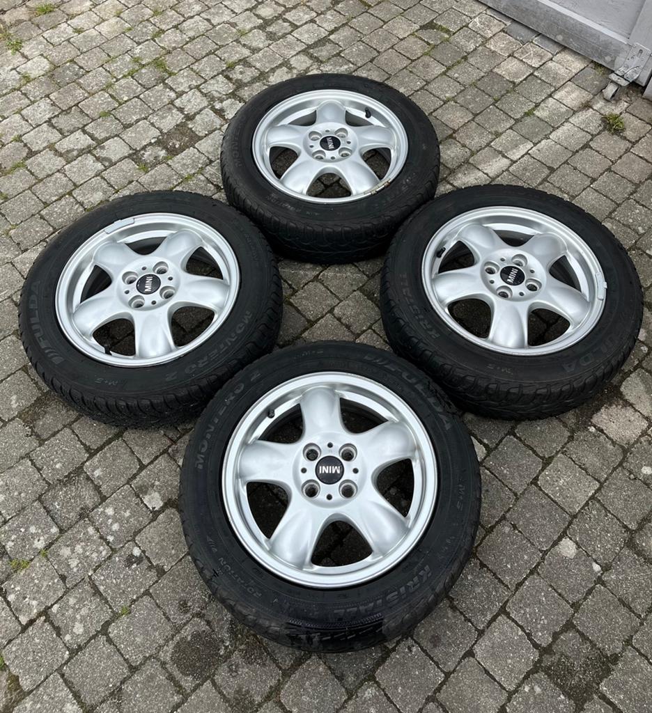 Mini Cooper velgen  175/65R15, Auto-onderdelen, Banden en Velgen, Ophalen, Gebruikt, 15 inch, 175 mm