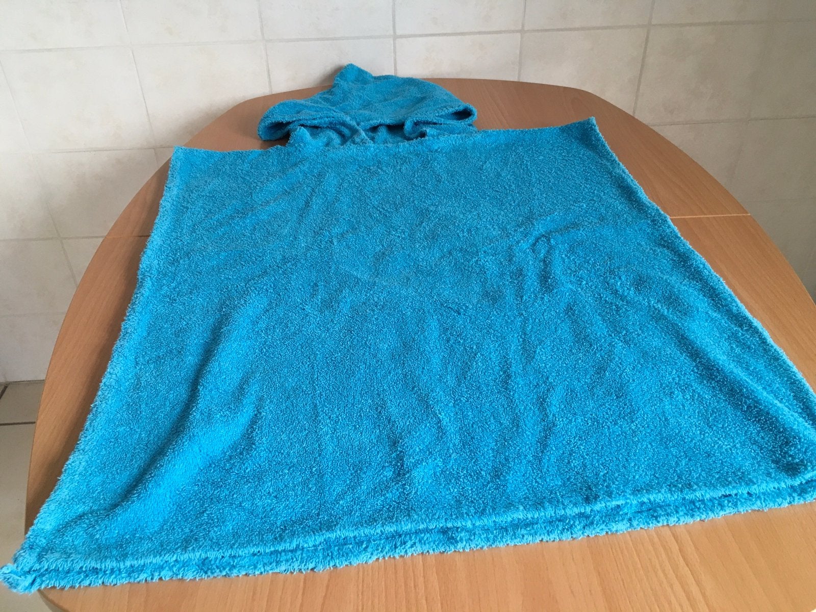 Blauwe Badponcho, Kinderen en Baby's, Ophalen, Zo goed als nieuw, Jongen of Meisje