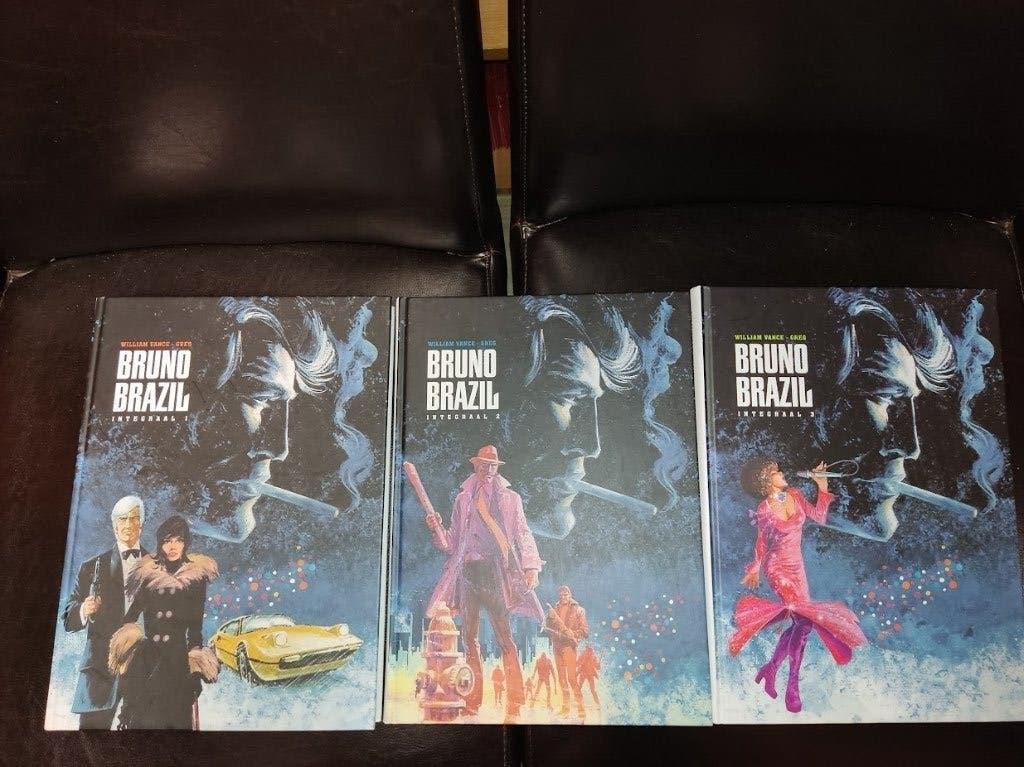 Bruno Brazil Integraal 1,2 en 3 HC, Ophalen of Verzenden, Zo goed als nieuw, Complete serie of reeks, Jacques Pessis