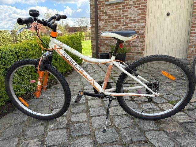 Fiets 24 Inch, Fietsen en Brommers, Fietsen | Meisjes, Ophalen, B-twin, Velgrem, Versnellingen