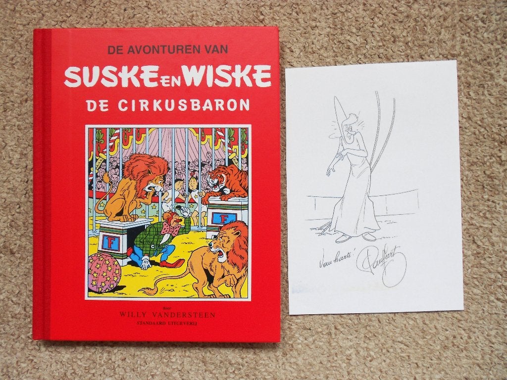 Suske en Wiske 26 Klassiek - De Cirkusbaron +tek Paul Geerts, Willy Vandersteen, Eén stripboek, Nieuw, Ophalen of Verzenden