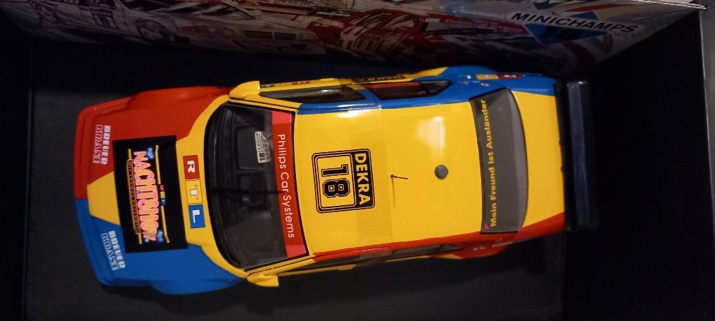 1/18 Alfa Romeo 155 V6 Ti Kris Nissen DTM 1994 Minichamps, Hobby en Vrije tijd, Ophalen of Verzenden, Nieuw, Auto, MiniChamps