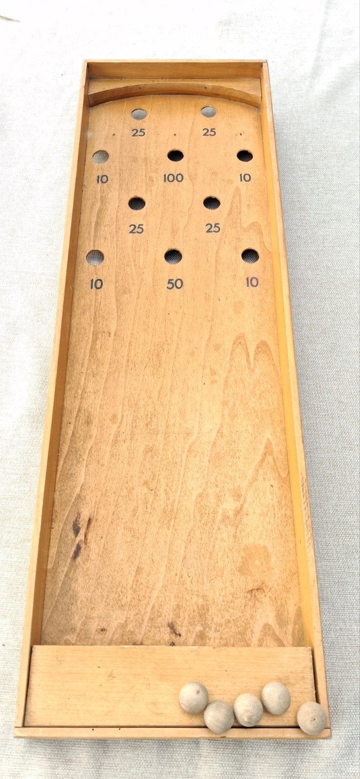 shuffleboard ancien avec balles, Enlèvement ou Envoi