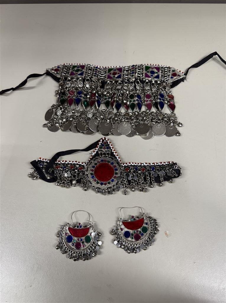 Afghaanse sieraden handgemaakte afghani kuchi abaya, Ophalen of Verzenden, Nieuw