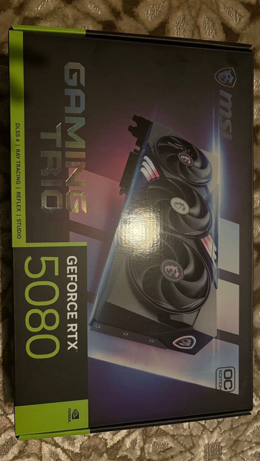 MSI RTX 5080 Gaming Trio OC 16G NEUVE SOUS BLISTER + FACTURE, Enlèvement, Comme neuf
