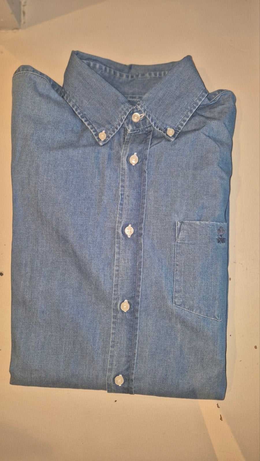 River Woods Jeans hemdje - 16j/174cm zo goed als nieuw, Garçon, River Woods, Chemise ou À manches longues, Comme neuf