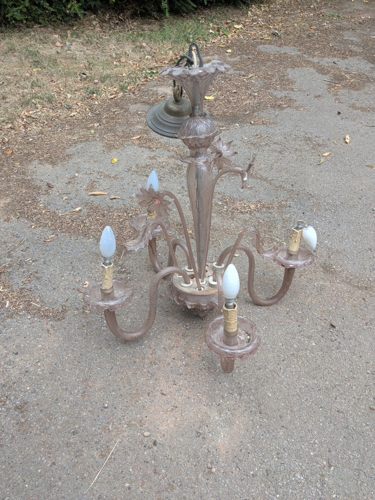 lustre en verre murano, Ophalen, Gebruikt, Glas