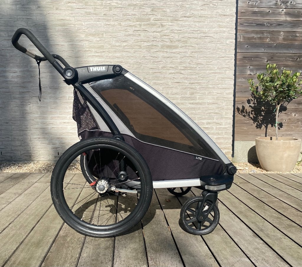 Thule Chariot Lite Double - 2 zits fietskar, Ophalen, Gebruikt, Opvouwbaar, 20 tot 40 kg