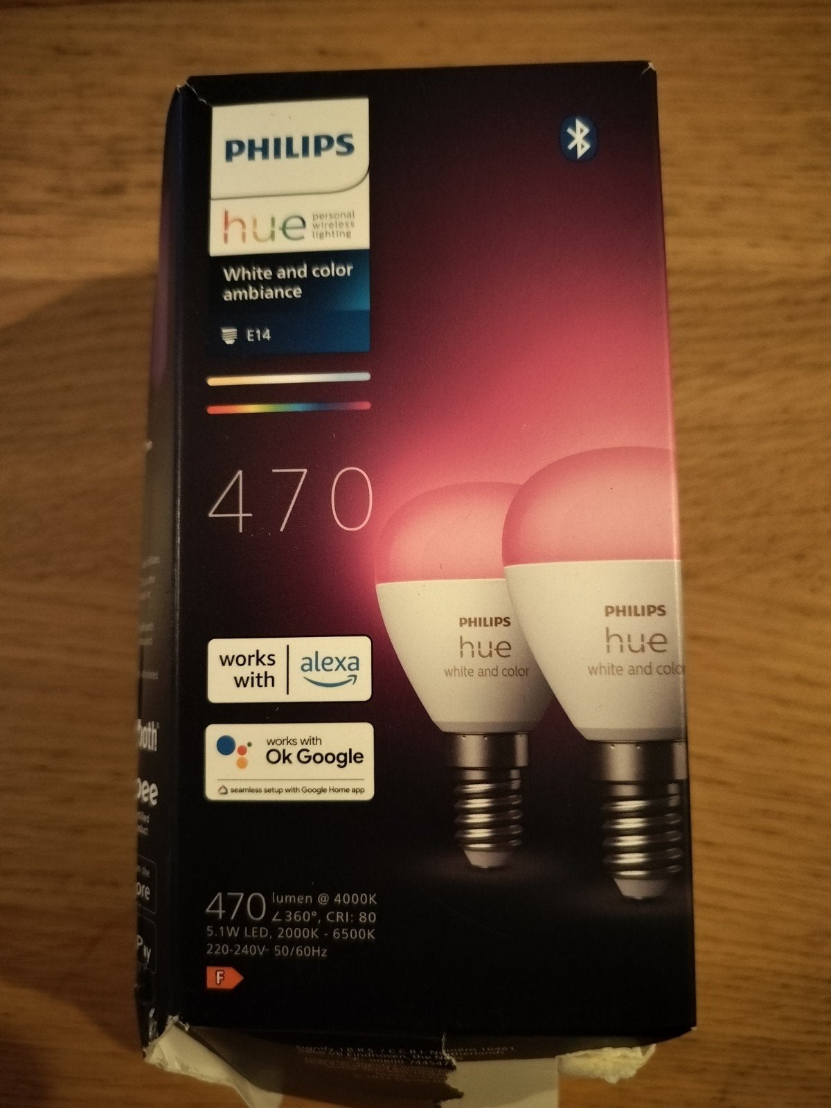 Lampe à bille Philips Hue 2 pièces E14 blanche et couleur (N, Maison & Meubles, Lampes | Lampes en vrac, Neuf, Enlèvement ou Envoi
