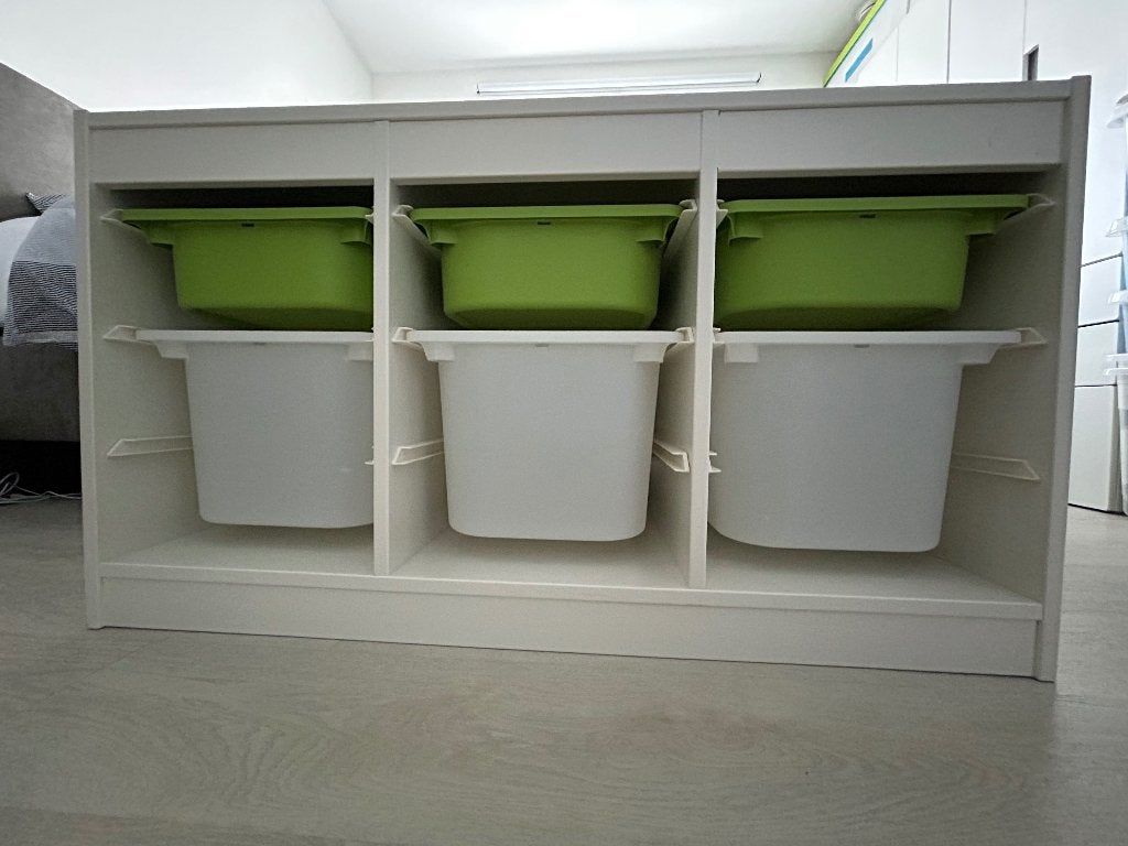 Ikea Trofast kast inclusief bakken, Gebruikt, Kast, 75 tot 100 cm, Minder dan 50 cm