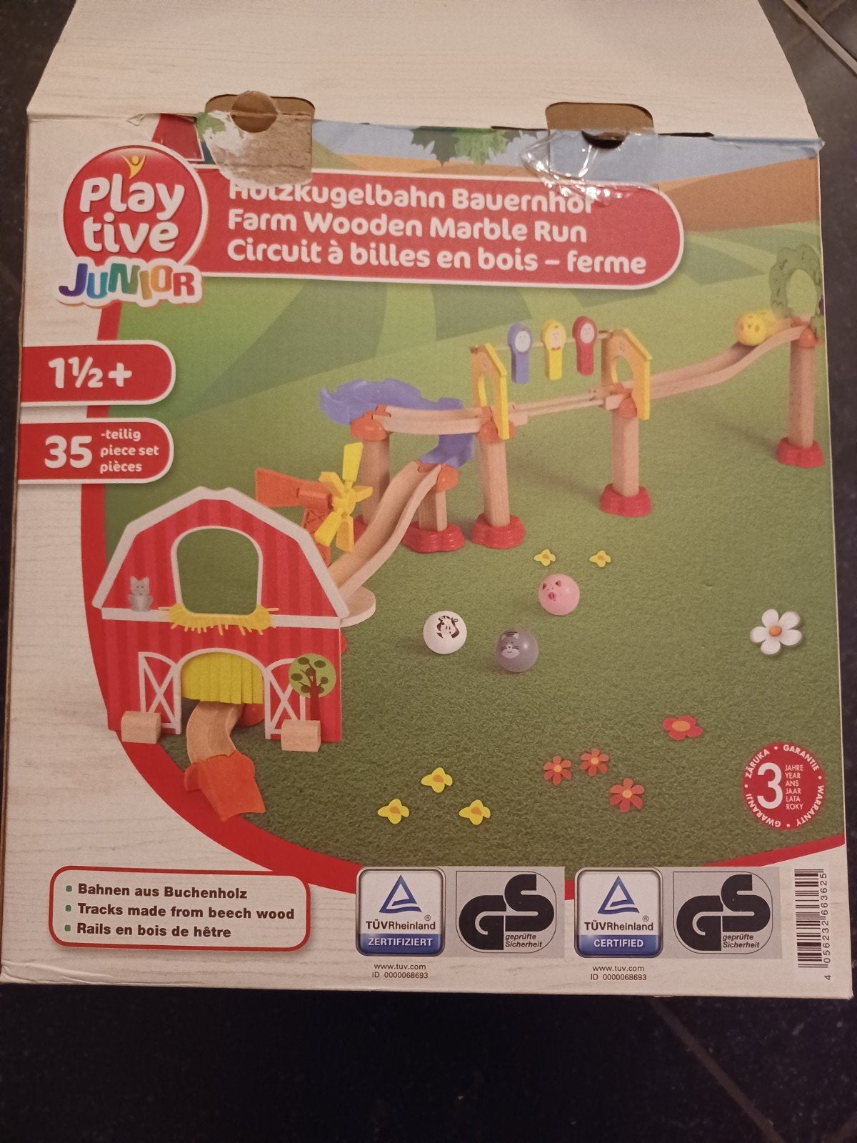 Playtive Houten ballenbaan boerderij dieren, Ophalen, Gebruikt, Overige typen