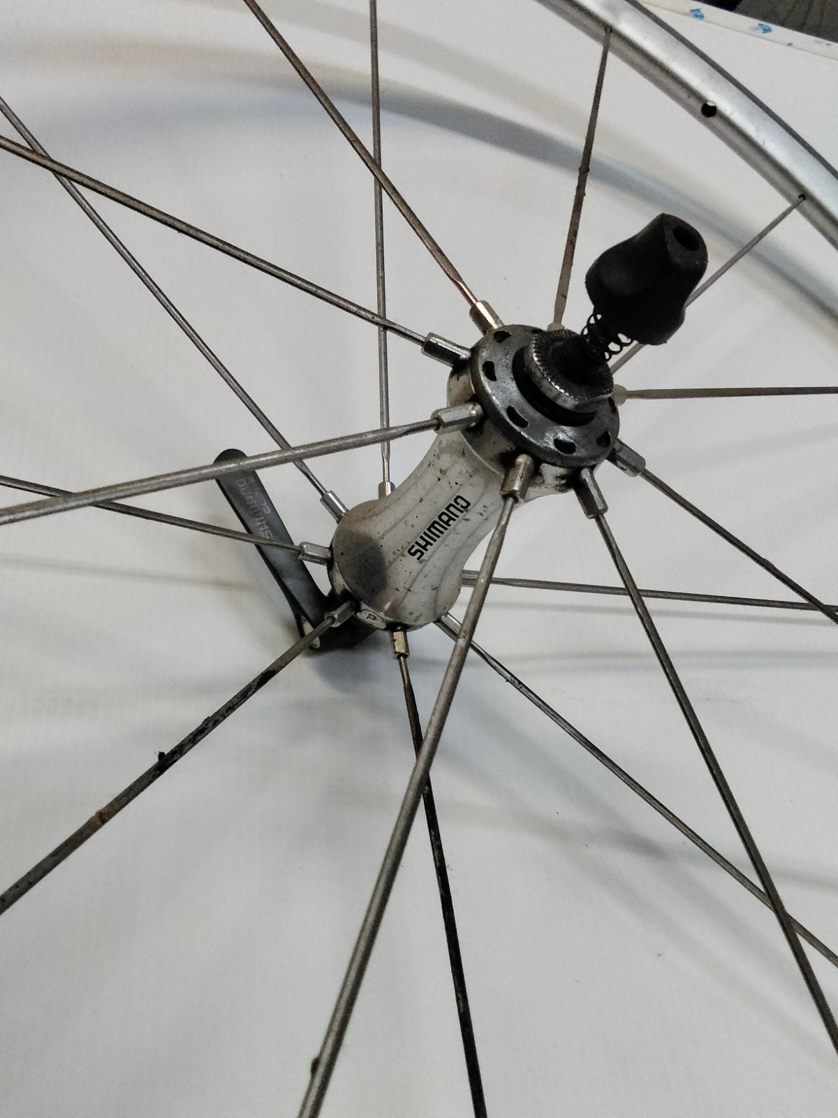 Shimano voorwiel, Ophalen