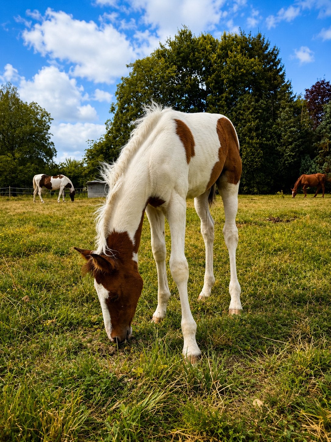 Poulain demi papier bwp, Avec pedigree, 160 à 165 cm, Étalon, 0 à 2 ans