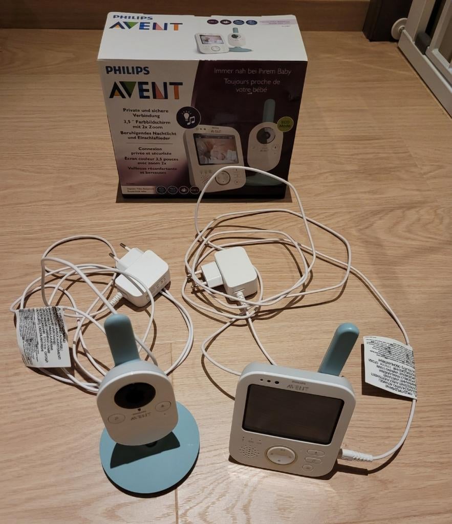 Philips Avent SCD841/26 Babyfoon – Videobabyfoon, Enlèvement, Fonction Répondeur