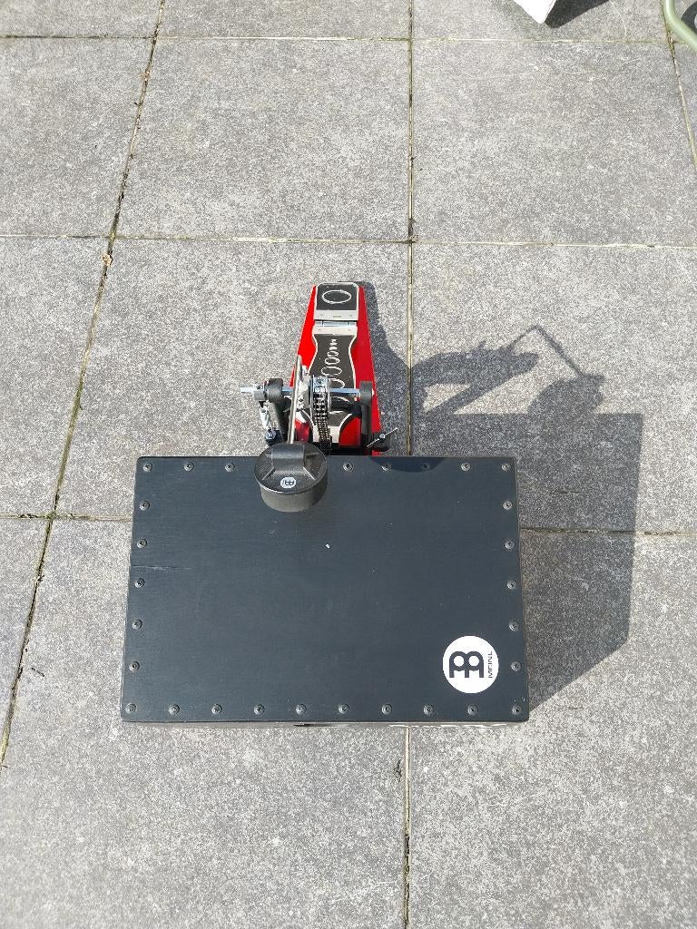 Meinl BassBox avec pédale, Muziek en Instrumenten, Percussie, Gebruikt, Overige soorten, Ophalen