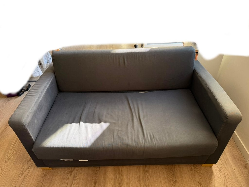 Gratis Bank zetel sofa couch 140x80 IKEA SOLSTA, Huis en Inrichting, Ophalen, Zo goed als nieuw, Tweepersoons, Minder dan 150 cm