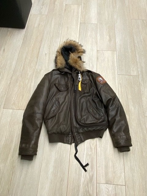 gilet en cuir Parajumper, Vêtements | Hommes, Vestes | Hiver, Enlèvement ou Envoi, Parajumper, Brun, Taille 52/54 (L)