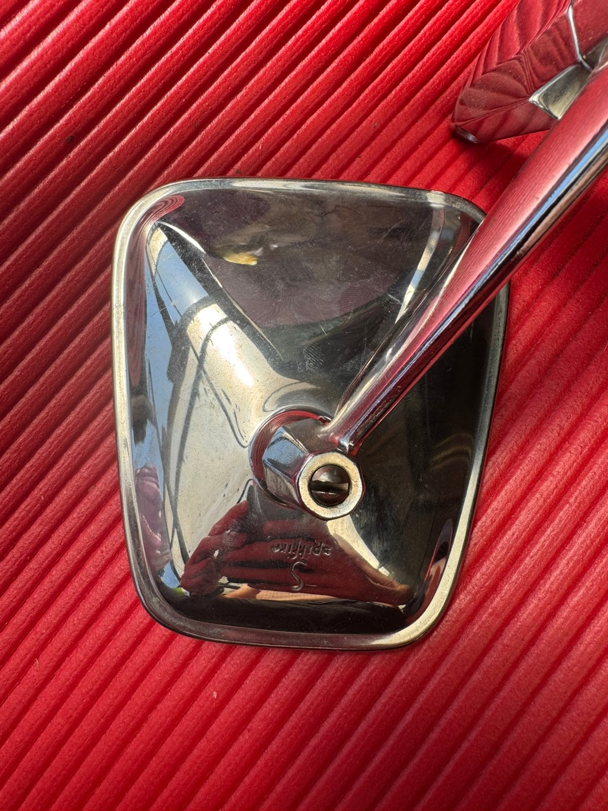 Spitfire spiegel chroom, Ophalen of Verzenden, Nieuw, Oldtimer onderdelen