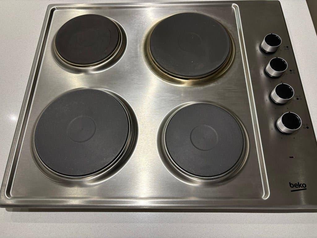 Elektrische kookplaat inbouw, Elektronische apparatuur, Kookplaten, Ophalen, 4 kookzones, Zo goed als nieuw, Inbouw