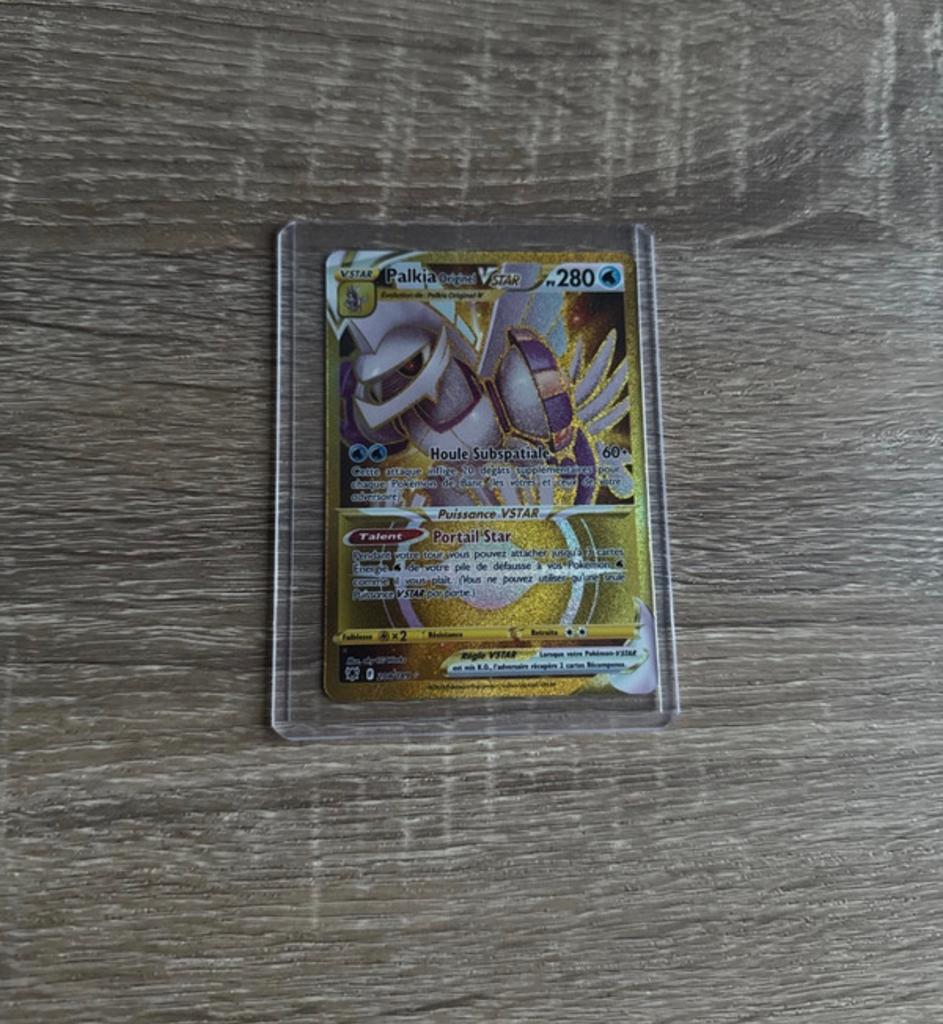 Palkia Originel VSTAR Gold, Enlèvement
