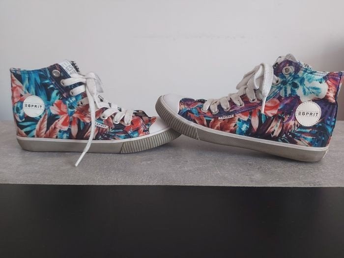 Baskets montantes Esprit, Enlèvement ou Envoi, Sneakers et Baskets, Comme neuf, Blanc