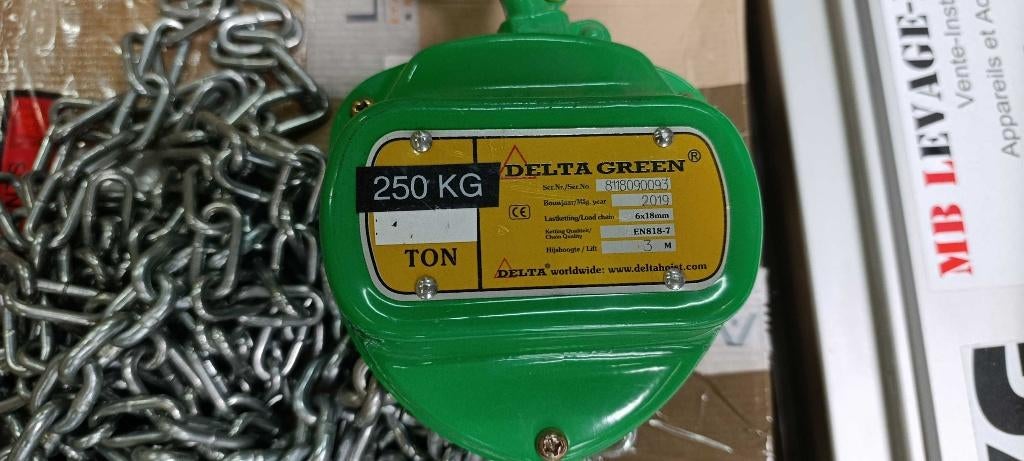 Palan Manuel à Chaîne et Portique Aluminium Déplaçable, Doe-het-zelf en Bouw, Lieren en Takels, Ophalen, Zo goed als nieuw, Handmatig