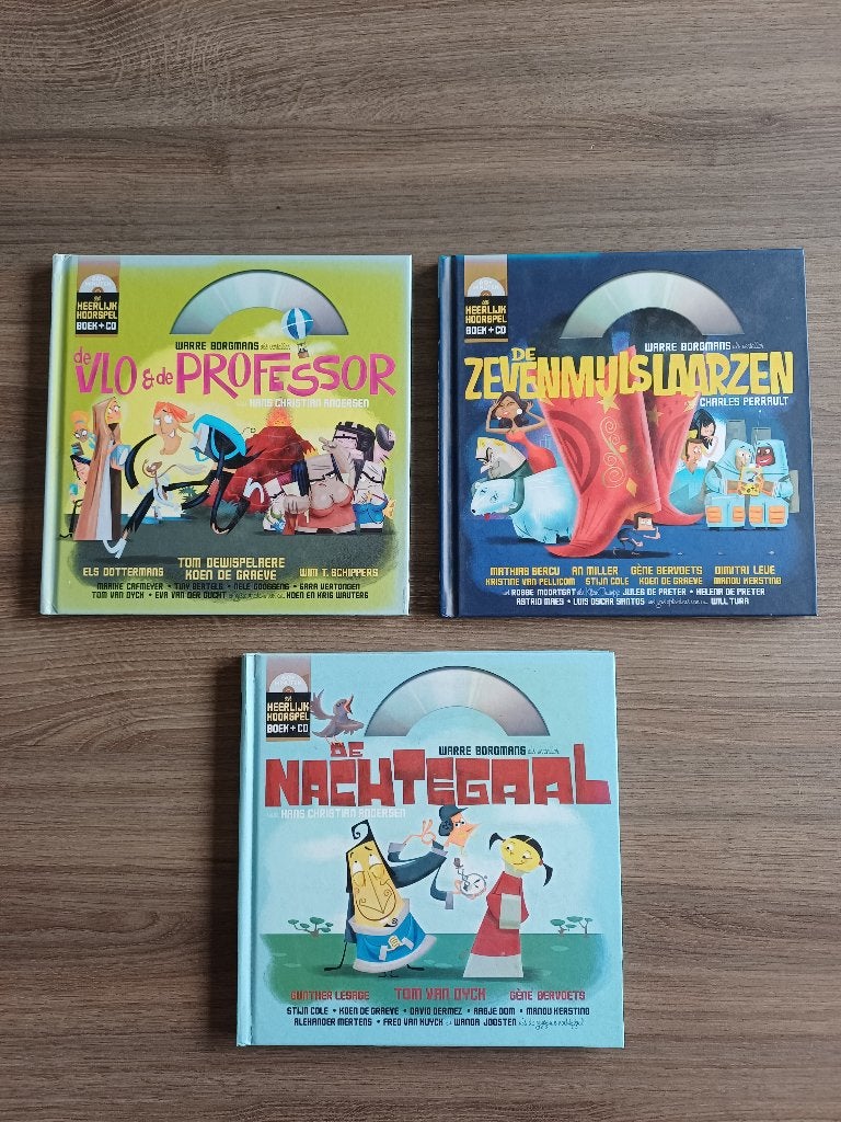 Set van 3x CD + boek Het Geluidshuis, Boeken, Ophalen of Verzenden, Diverse auteurs, Cd, Kind