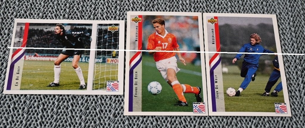 Upper deck Coupe du monde USA 94/Pays-Bas/10 autocollants, Envoi, Neuf, Affiche, Image ou Autocollant