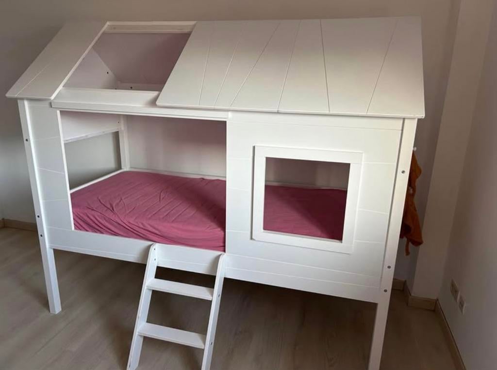 2 Lits cabanes démontés, Enlèvement, Comme neuf