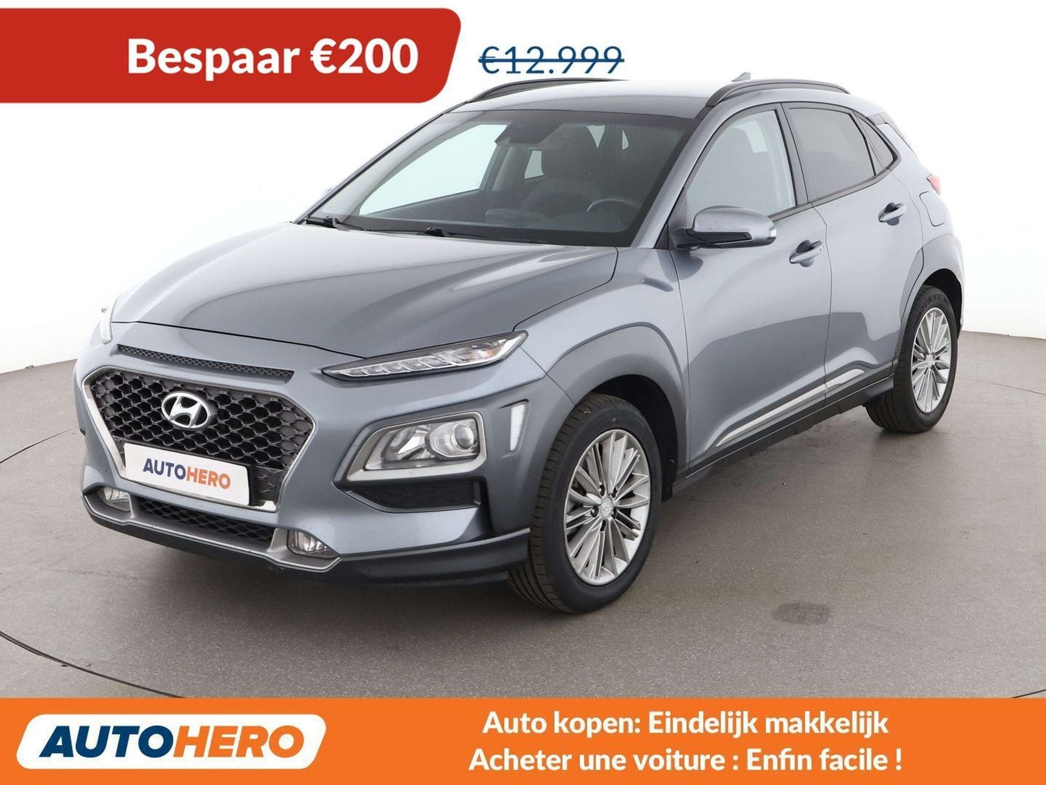 Hyundai KONA 1.6 TGDI Iron Man Edition 2WD (automatique), Autos, Hyundai, Argent ou Gris, Achat, Euro 6, 164 g/km