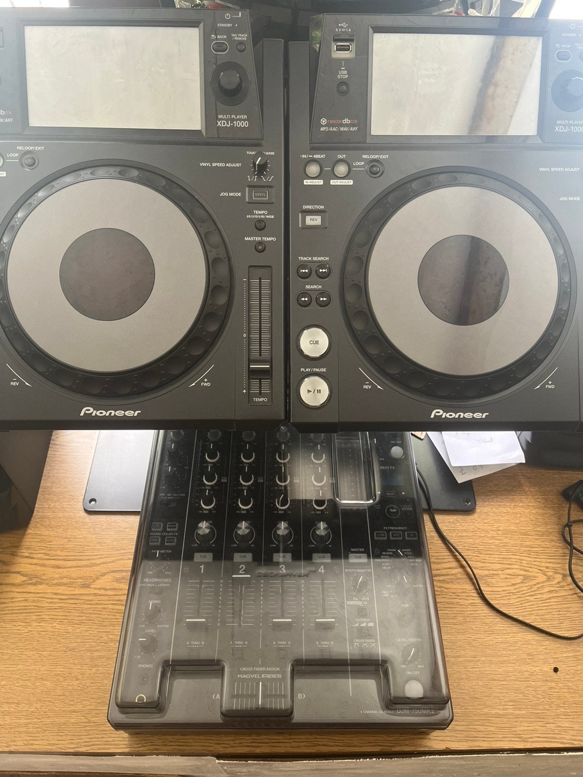 2x XDJ1000mk1 en DJM750mk2, Muziek en Instrumenten, Ophalen, Zo goed als nieuw