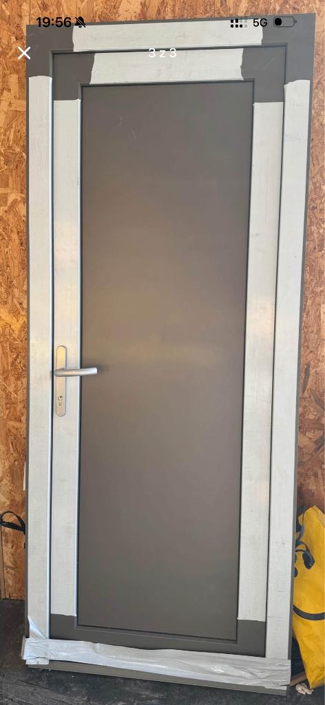Deur pvc, Doe-het-zelf en Bouw, Ophalen, Kunststof, 80 tot 100 cm, 215 cm of meer