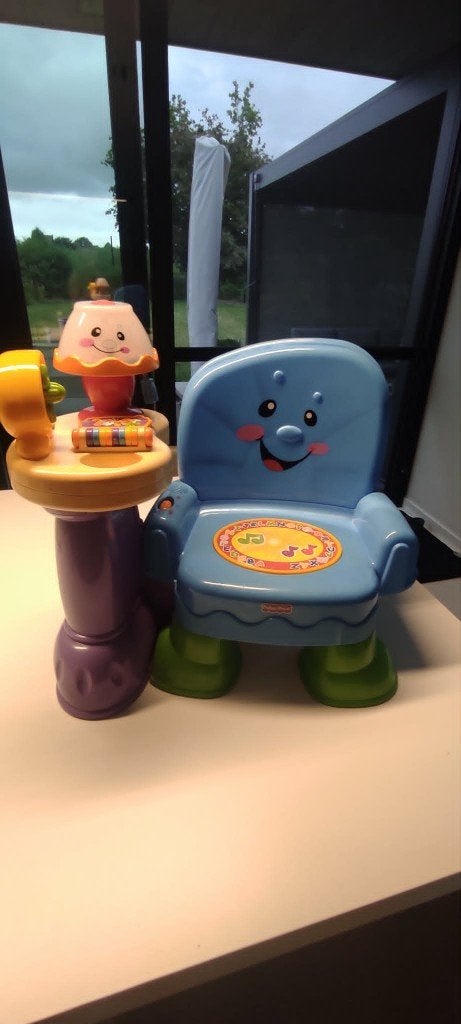 Kinderstoeltje Fisher-Price met geluid, Ophalen, Gebruikt, Met licht