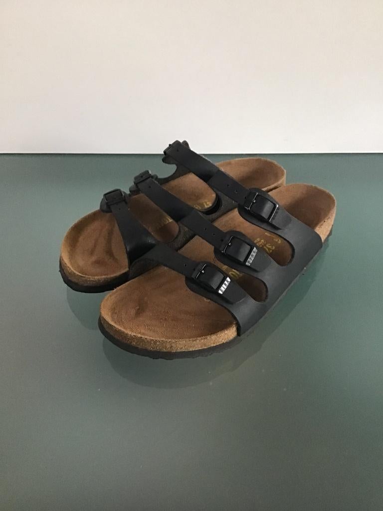 Birkenstock Florida 37 | Zwart slippers | Gratis verzenden, Kleding | Dames, Schoenen, Slippers, Verzenden, Zwart, Zo goed als nieuw