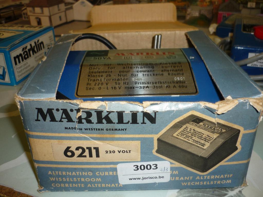 Märklin trafo 6211 220 v.16 v 50 va in ovp, Ophalen, Gebruikt, Analoog, Märklin
