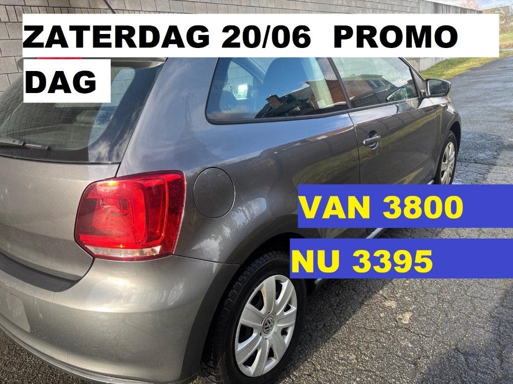 VW  POLO  1.2  PROMO ZATERDAG   20/06, Euro 5, Bedrijf, https://public.car-pass.be/vhr/c9375434-3c5c-42bd-bdeb-52c5386e711d, 1200 cc