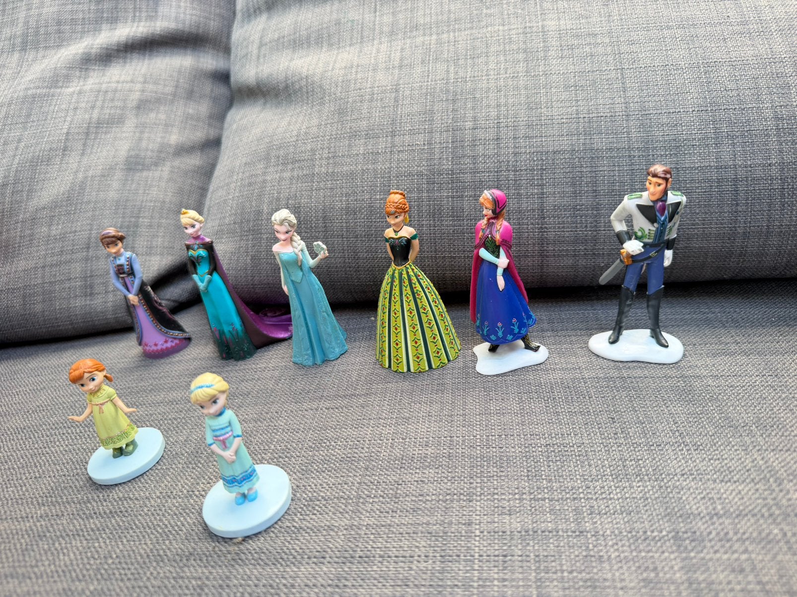 Disney Frozen Figuren Set (8 stuks), Ophalen, Zo goed als nieuw