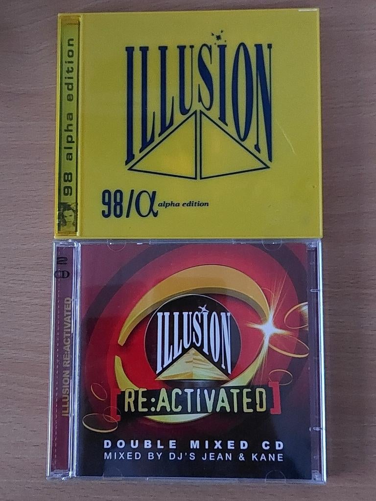 ILLUSION - Alpha Edition + Re:Activated, Cd's en Dvd's, Cd's | Dance en House, Verzenden