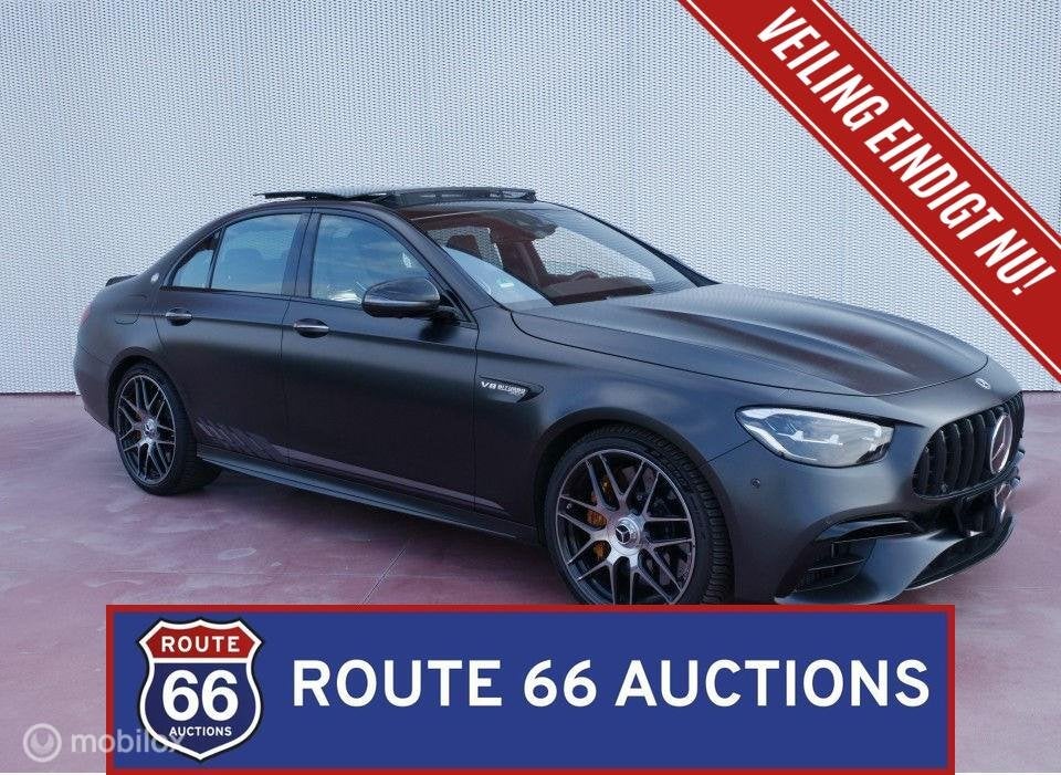 Mercedes-Benz E 63 S AMG Final Edition | 2022 | Route 66 Auc, Gebruikt, Zwart, Bedrijf, Handgeschakeld