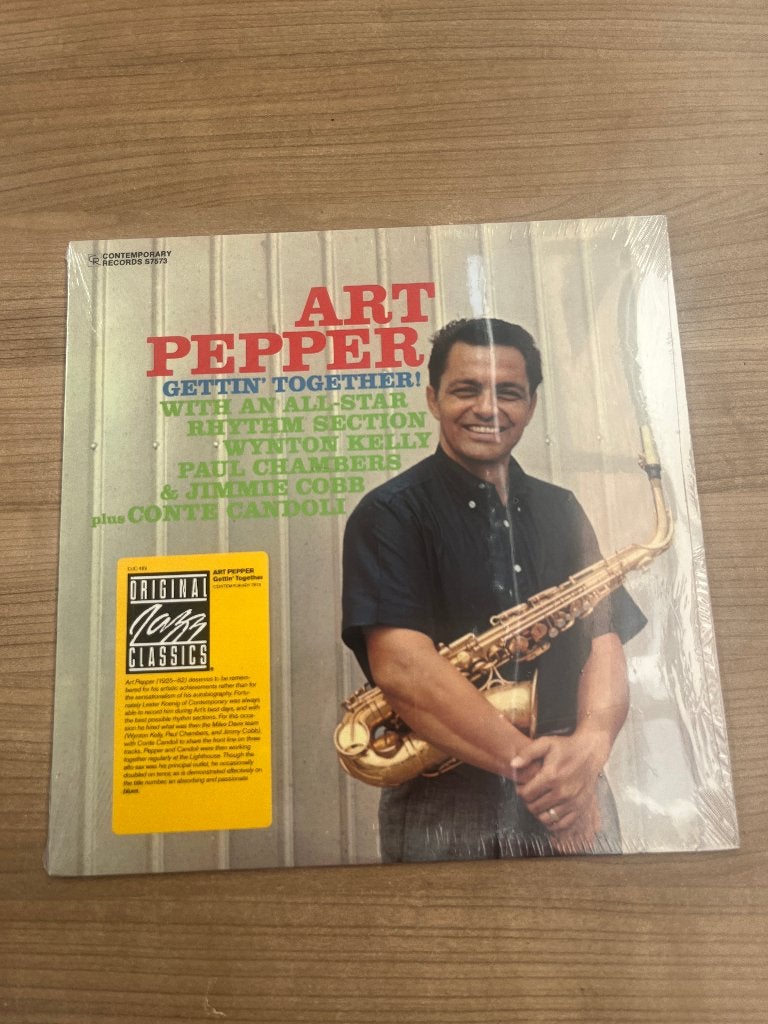 ART PEPPER - GETTIN' TOGETHER (FANTASY US 1984) Sealed, 1960 tot 1980, Beschermende buitenhoes, Ophalen of Verzenden, Nieuw in verpakking