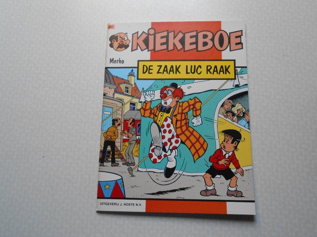 kiekeboe 34 De zaak Luc Raak 1986 1 ste druk., Eén stripboek, Merho, Nieuw, Ophalen of Verzenden