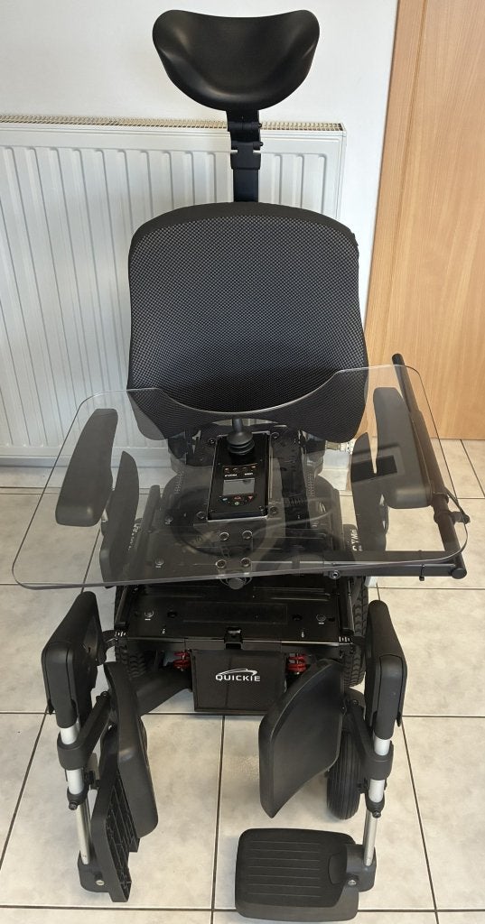 Elektrische rolstoel Quickie Q300 Mini( ongebruikt ), Diversen, Ophalen, Inklapbaar, Nieuw, Elektrische rolstoel