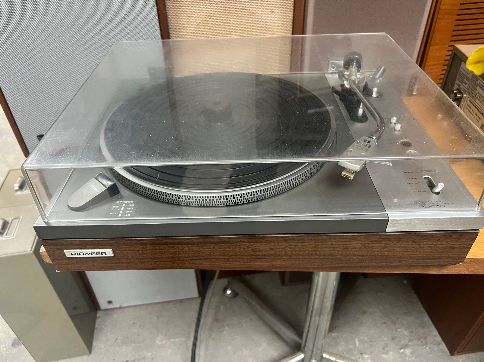 Pioneer pl-510, Ophalen, Pitch-regelaar, Zo goed als nieuw, Pioneer