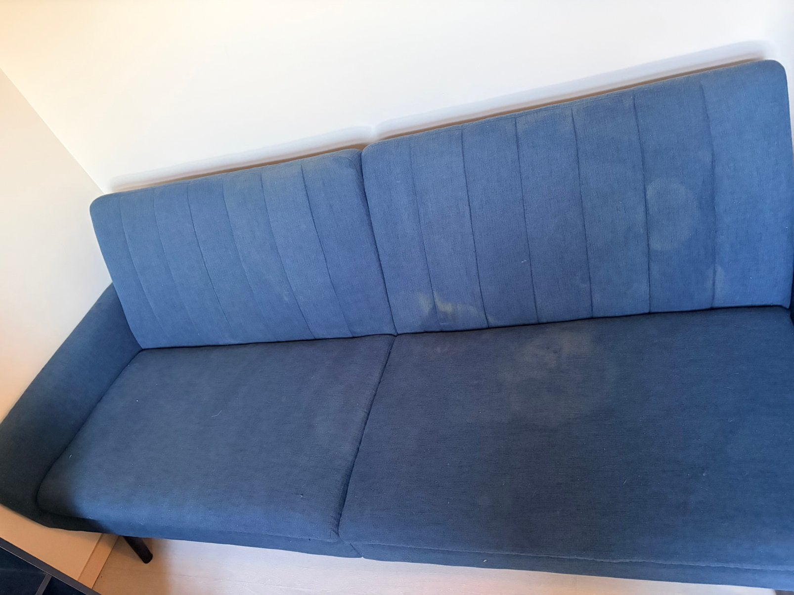 Zetelbed, Huis en Inrichting, Slaapkamer | Slaapbanken, Ophalen, Gebruikt, Twijfelaar, Blauw