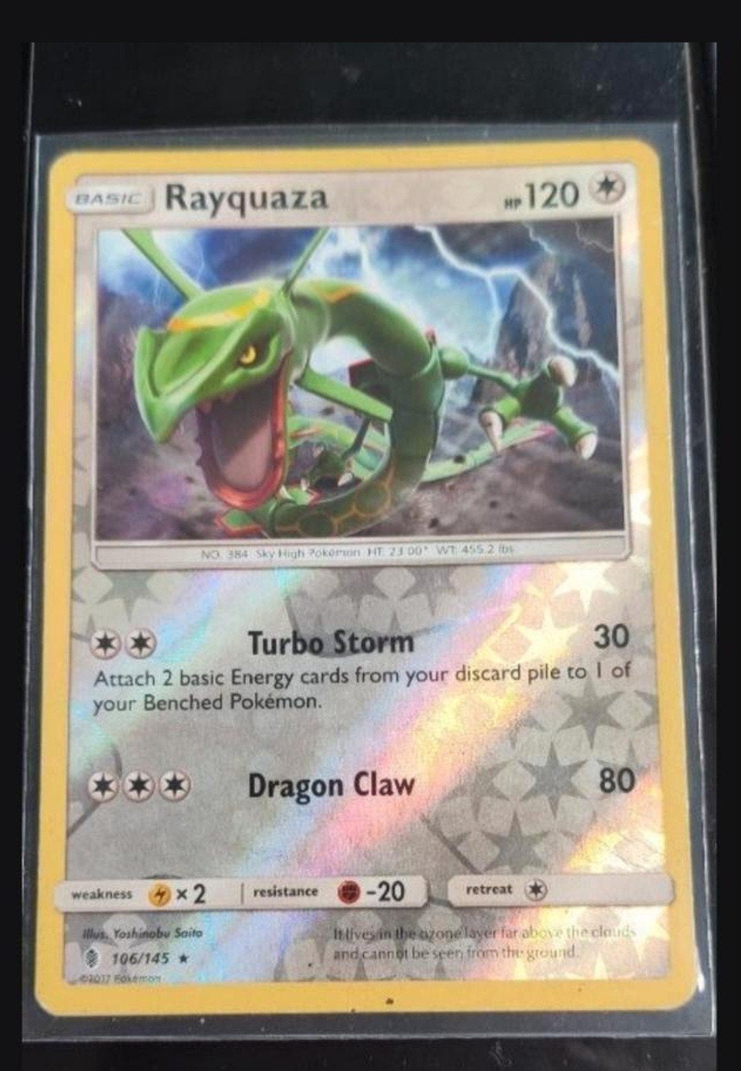 Rayquaza Pokémon, Enlèvement, Comme neuf