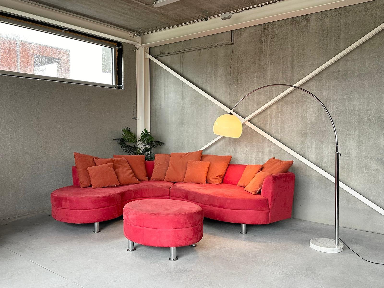 Vintage modulaire sofaset in alcantara 1990s, Maison & Meubles, Canapés | Salons, Enlèvement, Comme neuf