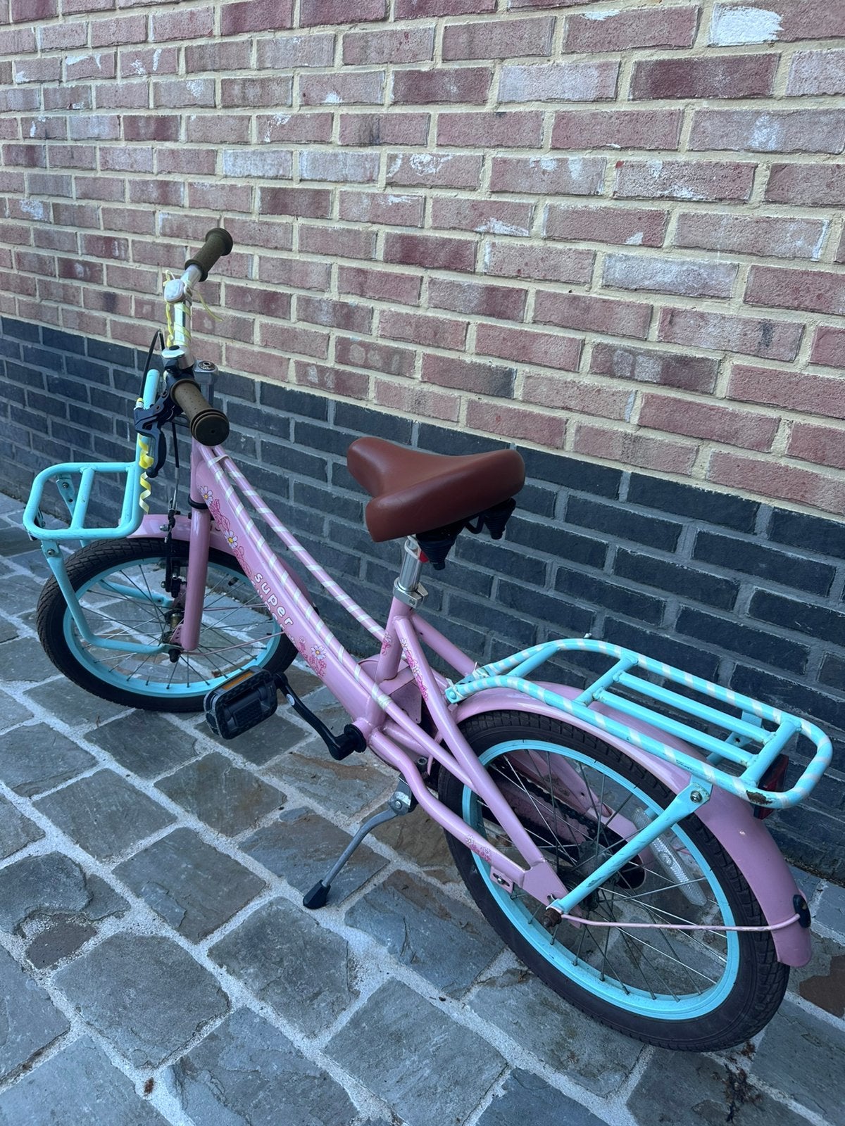 Meisjesfiets, Fietsen en Brommers, Ophalen, Zo goed als nieuw, 18 inch