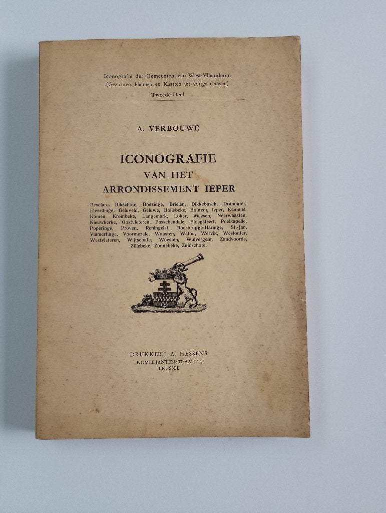 Iconografie van het arrondissement Ieper : A. Verbouwe, Boeken, Ophalen of Verzenden, Gelezen, A. Verbouwe
