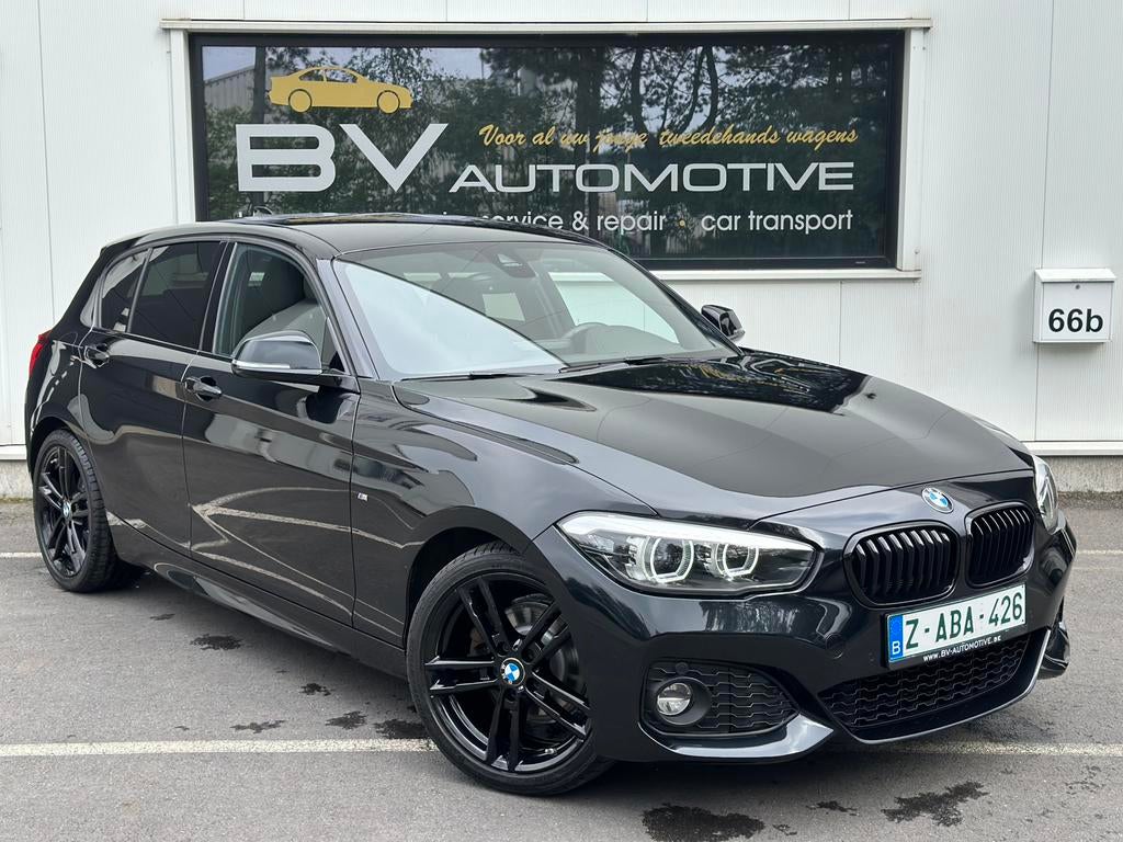 BMW 120i M Sport - automaat - NAVI - LED - NAVI -Shadow Line, Auto's, BMW, Bedrijf, Te koop, 1 Reeks, Airconditioning, Android Auto